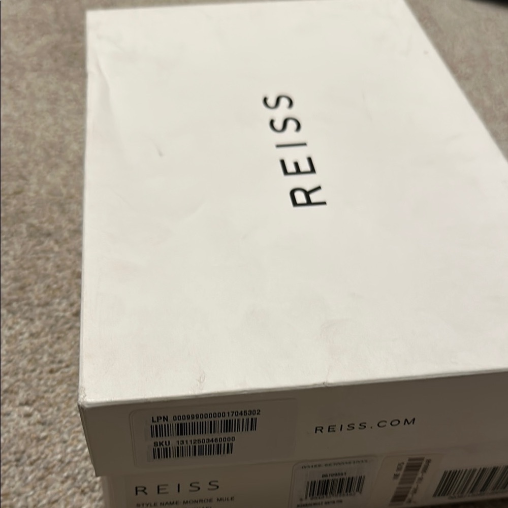 NEW Reiss Satin Pin Heel Mules in Khaki - Picture 8 of 10